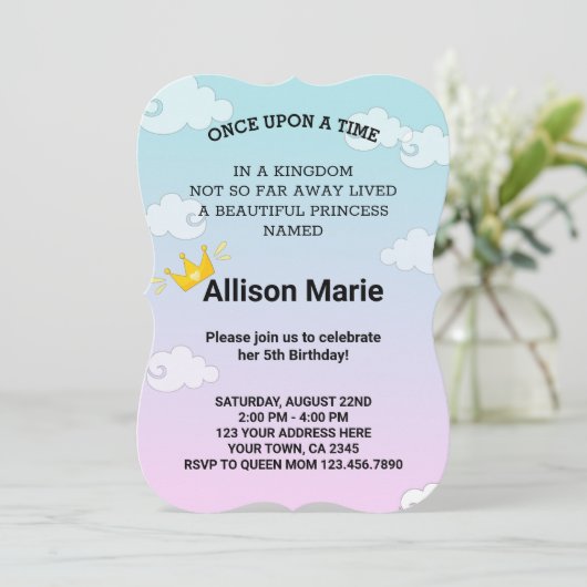 誕生日 招待状 (スタンド正面)