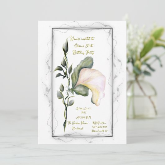 誕生日 招待状 (スタンド正面)