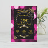 誕生日 招待状 (スタンド正面)