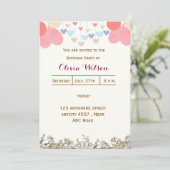 誕生日 招待状 (スタンド正面)