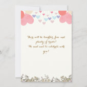 誕生日 招待状 (裏面)