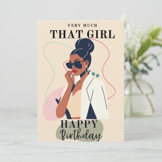 誕生日 招待状 (スタンド正面)