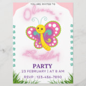 誕生日 招待状 (正面)