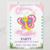 誕生日 招待状 (正面)