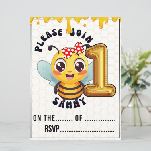 誕生日 招待状 (スタンド正面)