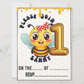 誕生日 招待状 (正面)