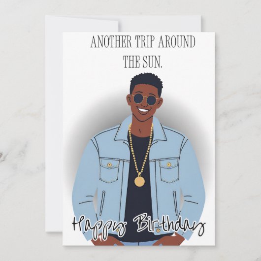 誕生日 招待状 (正面)