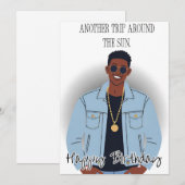 誕生日 招待状 (正面/裏面)