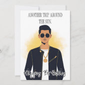 誕生日 招待状 (正面)