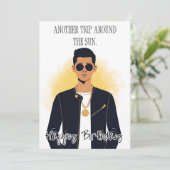 誕生日 招待状 (スタンド正面)