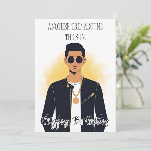 誕生日 招待状 (スタンド正面)