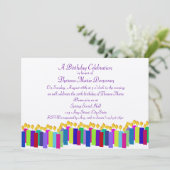 誕生日 招待状 (スタンド正面)