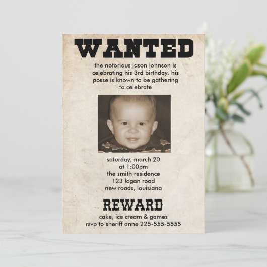 誕生日 招待状 (スタンド正面)