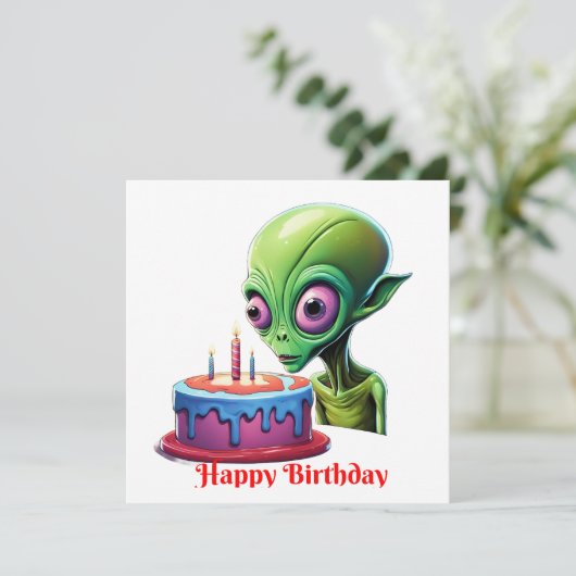 誕生日 招待状 (スタンド正面)