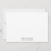 誕生日 招待状 (裏面)