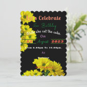 誕生日 招待状 (スタンド正面)