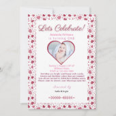 誕生日 招待状 (正面)