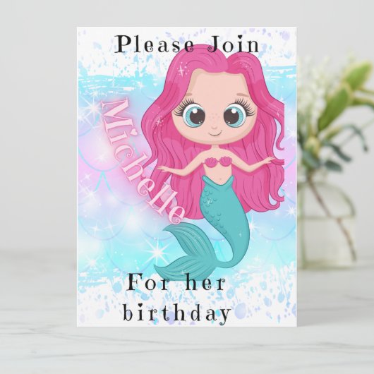 誕生日 招待状 (スタンド正面)