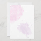 誕生日 招待状 (裏面)