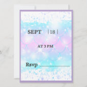 誕生日 招待状 (裏面)