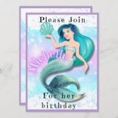 誕生日 招待状 (正面/裏面)