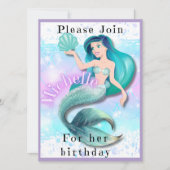 誕生日 招待状 (正面)