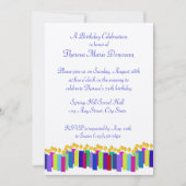 誕生日 招待状 (正面)