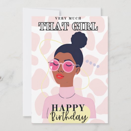 誕生日 招待状 (正面)