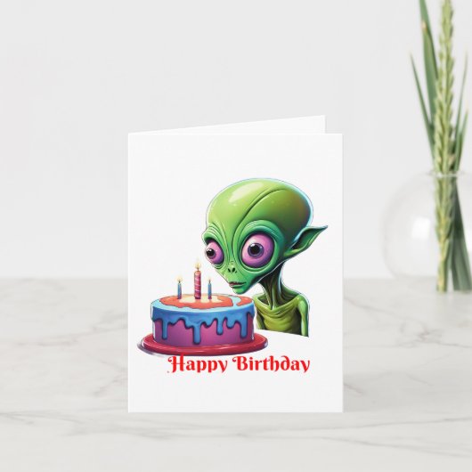 誕生日 招待状 (正面)