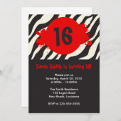 誕生日 招待状 (正面/裏面)