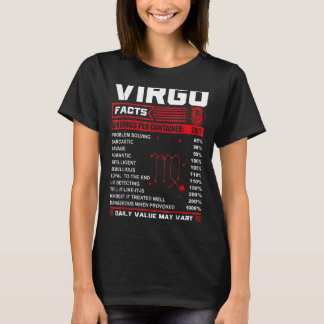 誕生日《星座》乙女座事実 Tシャツ