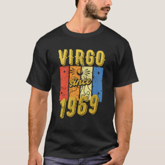 誕生日《星座》乙女座1969〔占星術の〕十二宮図標識 Tシャツ