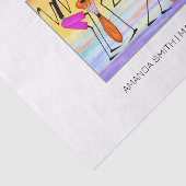 誕生日、水の色の幸福の表現 薄葉紙 (詳細)