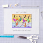 誕生日、水の色の幸福の表現 薄葉紙 (クラフト)