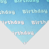 誕生日（淡青色） 薄葉紙 (詳細)