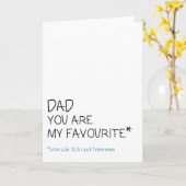 誕生日/父のデイカード – あなたのお気に入りの私 カード (黄色い花)