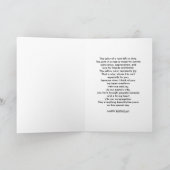 誕生日、牧師の妻、平和は上がりました カード (内部)