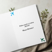 誕生日 猫 パイロット エイブィエーター かっこいい ユーモア 航空 カード