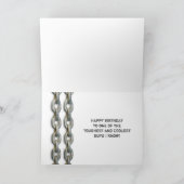 誕生日 – 男 – タフガイ – チェーン カード (内部)