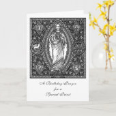 誕生日 祈り 聖心カトリック神父 カード (黄色い花)