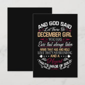 誕生日 | 神は12月の少女を創造せよ サンキューカード (正面/裏面)