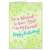 誕生日、私の友賛美人としてYOUを持っている (正面)