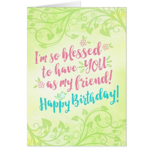 誕生日、私の友賛美人としてYOUを持っている (正面)