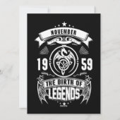 誕生日 |私は11月の先住民子 シーズンカード (裏面)