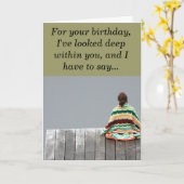 誕生日、私は-あなたの誕生日を… deを…見ました カード (黄色い花)