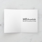 誕生日、私より若いグリーティングカード サンキューカード (内部)