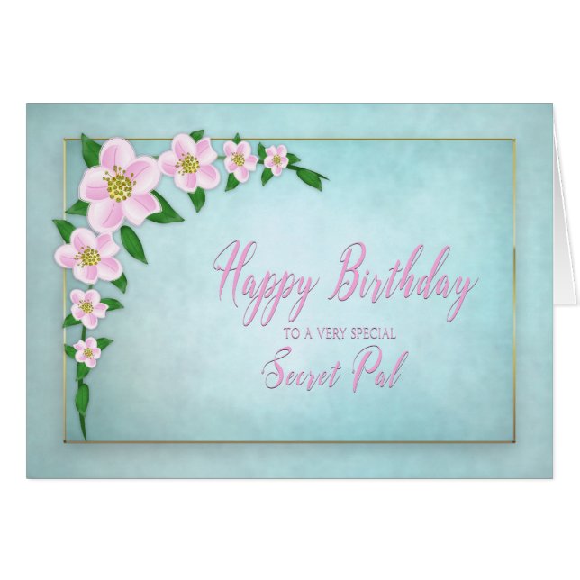 誕生日、秘密の友達、Appleの敏感な花 (正面横)