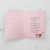 誕生日-秘密PAL -数々のな層によって飾られるケーキ カード (内部)