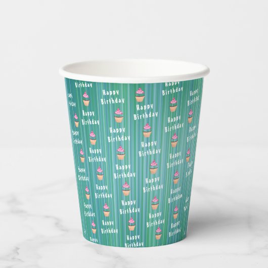 誕生日 紙コップ (裏面)