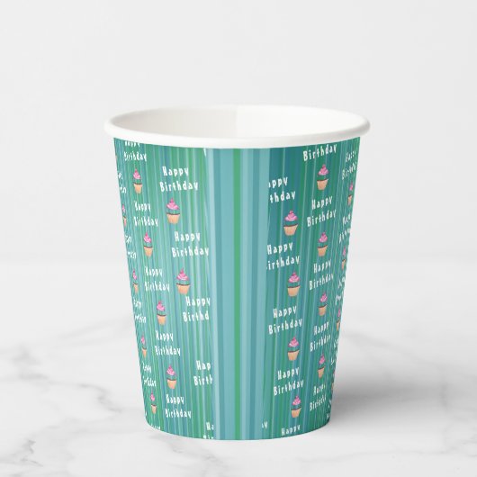 誕生日 紙コップ (左)